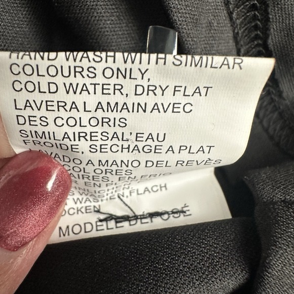 Black Lace Midi Ho Low Tiered Skirt Chokolate Paris Sz L‎ - Picture 10 of 11